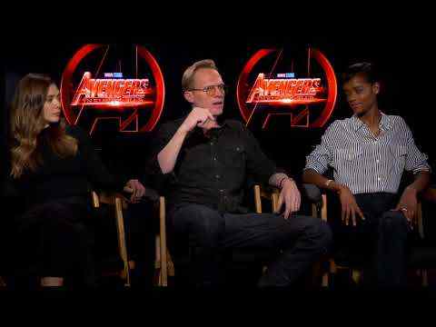 Avengers: Infinity War - Paul Bettany, Letitia Wright, Elizabeth Olsen Interview